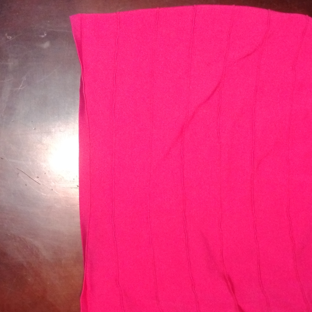 Wet Seal Bold Pink Pencil Skirt